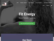 Tablet Screenshot of fitenergyonline.com